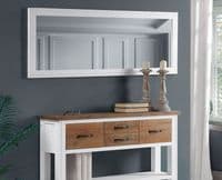 Pinewood White Extra Long Wall Mirror Baumhaus Splash of White