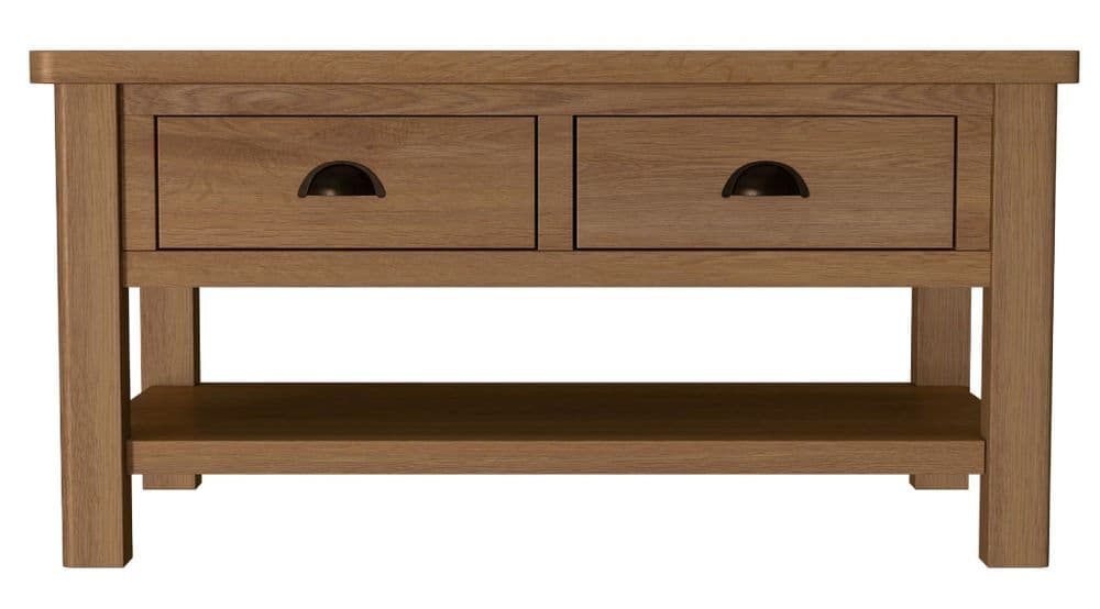 Richmond Rustic Oak Small Large Coffee Table