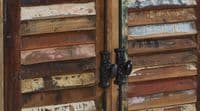 Shoreline Tall Narrow Bookcase | Tall narrow bookcase with cupboard, three shelves and drawer.