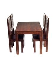 Tokyo Dark Dining Tables | Solid dark mango wood fixed top dining tables in two sizes.