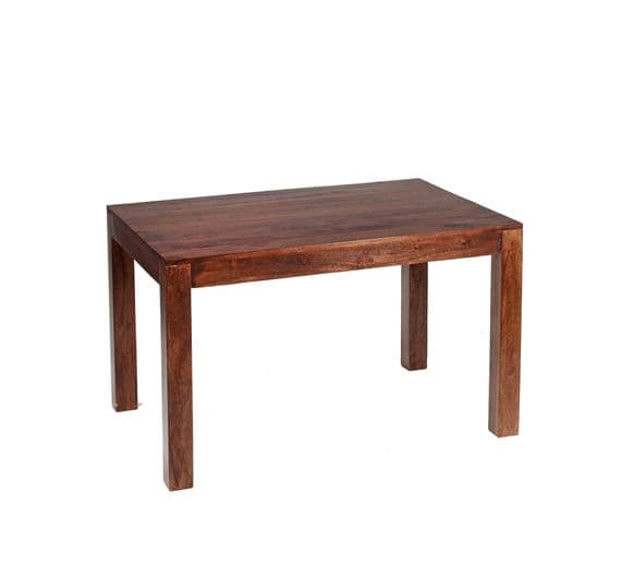 Tokyo Dark Dining Tables | Solid dark mango wood fixed top dining tables in two sizes.