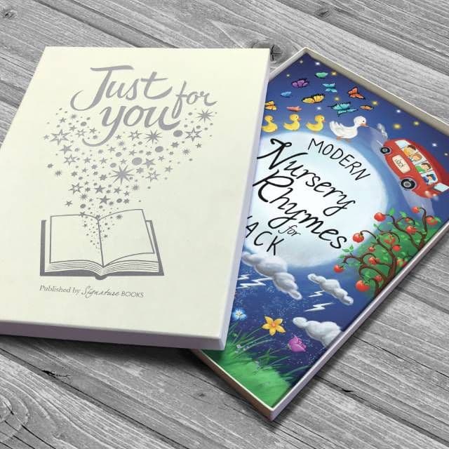 Personalised Modern Nursery Rhymes Book Personalised Baby Gifts The