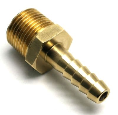 1/4 BSPM x 6.3mm Hose