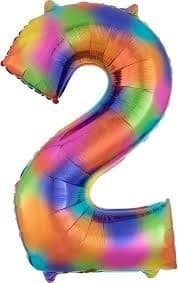 Anagram Splash of Colour Supershape 21st Birthday Balloons