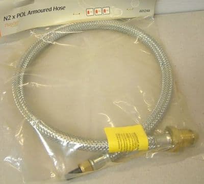 Armoured N2 x Pol with E FV Non Return Valve with 0.75m/30