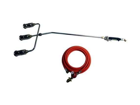 Brenner Economy Three head Torch Kit - Burners 45mm, Neck 600mm, Hose 5m