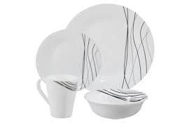 Horizon Opalware 16 Piece Dinner Set