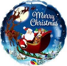 Merry Christmas Microfoil Balloon - 18