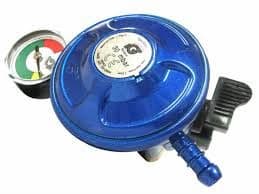 Regulator - Butane 21mm Push Fit / Clip On with  Gauge