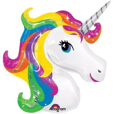 Unicorn Foil Balloon - 83cm x 73cm