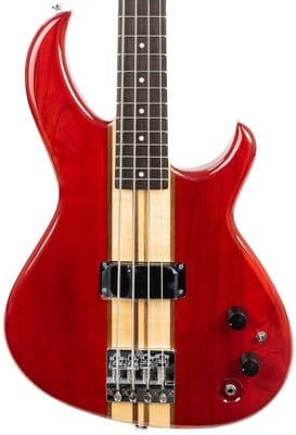 Aria SB 700 Bass, PR Paduak Red, Inc Gigbag Upgraded Package