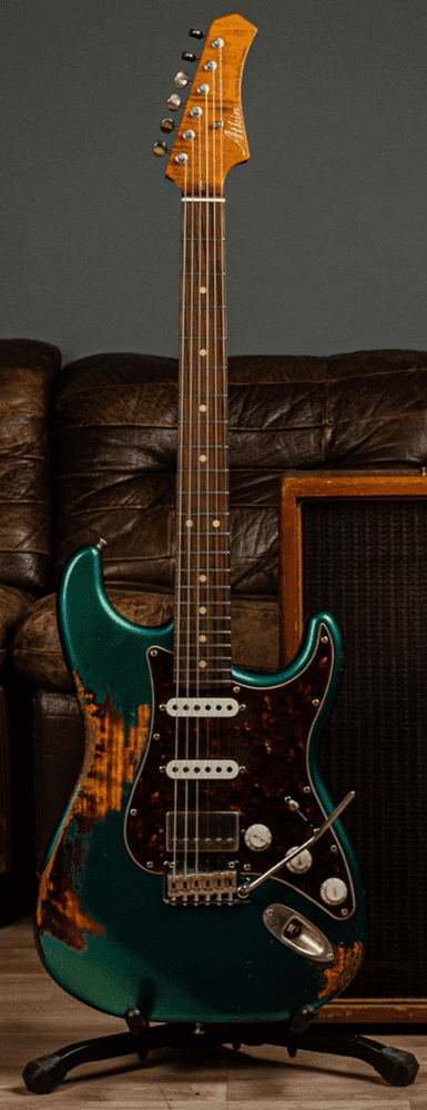 Atkin Custom Order Super 63 Light Aged Guitar in Metallic Green ...