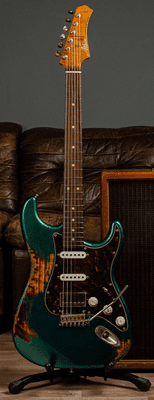 Atkin Custom Order Super 63 Light Aged Guitar in Metallic Green - Balance to pay is £ 2900