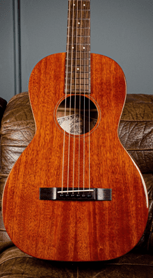 Atkin Parlor Guitar, Dust Bowl all Mahogany