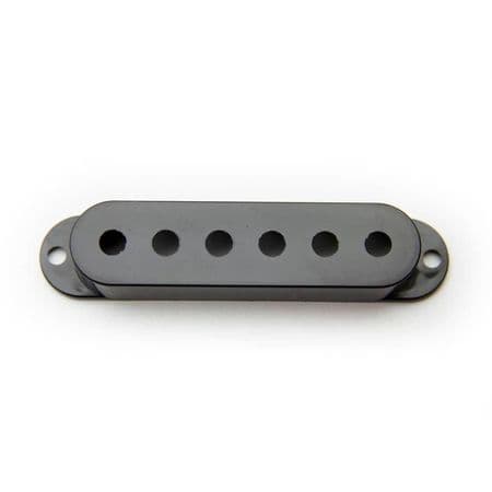 Bare Knuckle Strat Singlecoil Cover Black - Single