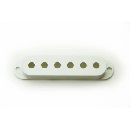 Bare Knuckle Strat Singlecoil Cover White - Single