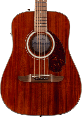 California Deluxe Redondo Jr. E Mahogany, Walnut Fingerboard, Natural