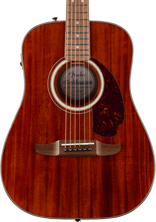 California Deluxe Redondo Jr. E Mahogany, Walnut Fingerboard, Natural