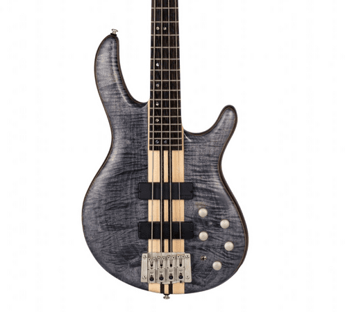Cort A4 FMMH Open Pore Blue Black 4 String Bass
