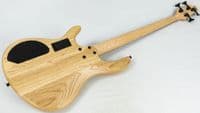 Cort Action Deluxe AS Electric Bass Guitar, Natural 4 String
