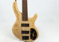 Cort Action Deluxe AS Electric Bass Guitar, Natural 4 String