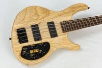Cort Action Deluxe AS Electric Bass Guitar, Natural 4 String