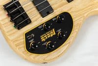 Cort Action Deluxe AS Electric Bass Guitar, Natural 4 String
