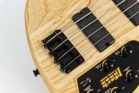 Cort Action Deluxe AS Electric Bass Guitar, Natural 4 String