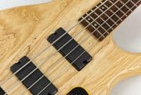 Cort Action Deluxe AS Electric Bass Guitar, Natural 4 String