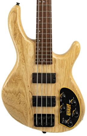 Cort Action Deluxe AS Electric Bass Guitar, Natural 4 String