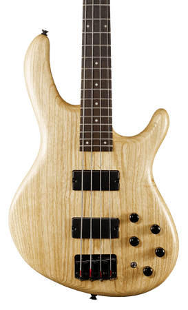 Cort Action Deluxe AS Electric Bass Guitar, Natural 4 String