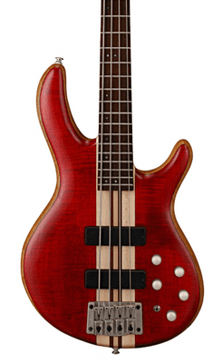 Cort Artisan A4 Plus FMMH Open Pore Black Cherry