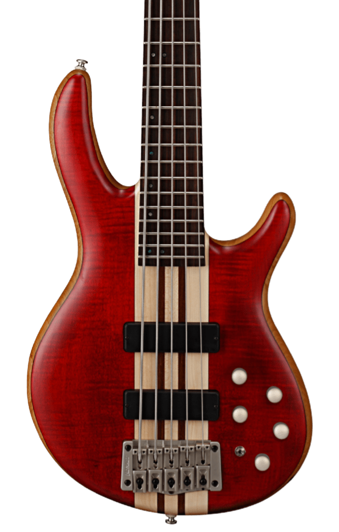 Cort Artisan A5 Plus FMMH Open Pore Black Cherry
