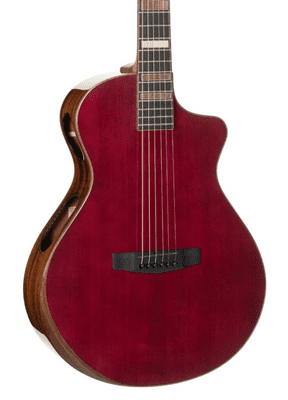 Cort Modern Burgundy Guitar with Case