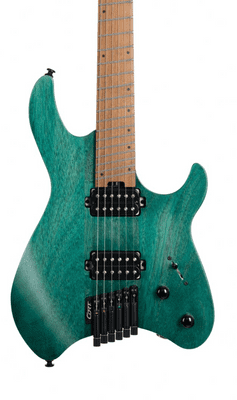 Cort Space G6MS, Semi Gloss Turquoise, with Gigbag