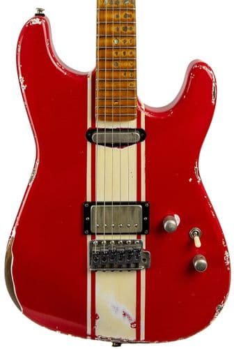 Cutler Heartbreaker Classic Aged Torino Red w Muscle Car Stripe