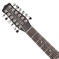 Danelectro 59 12 String F Hole Guitar in Tobacco Sunburst