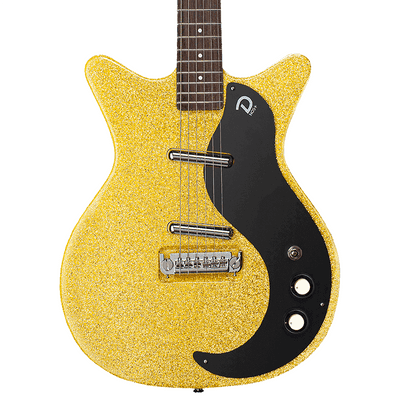 DANELECTRO 59 M NOS+ GUITAR - YELLOW METALFLAKE