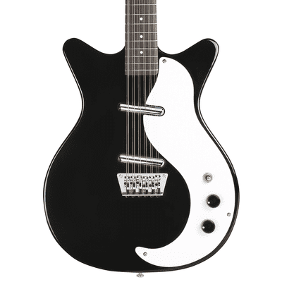 DANELECTRO 59DC 12-STRING GUITAR - BLACK