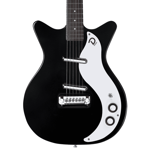 Danelectro 59M NOS+ Electric Guitar in Black