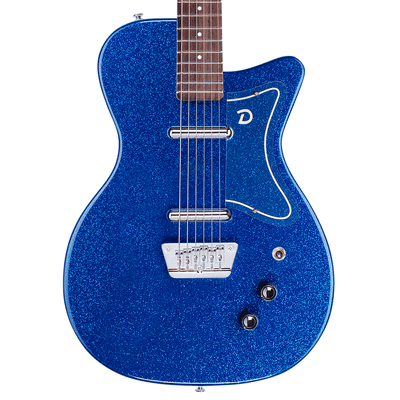 DANELECTRO BARITONE GUITAR - BLUE METALFLAKE