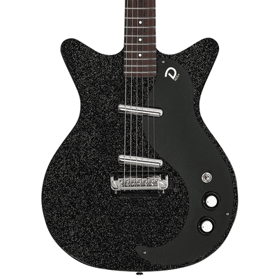 DANELECTRO BLACKOUT 59 GUITAR - BLACK METALFLAKE