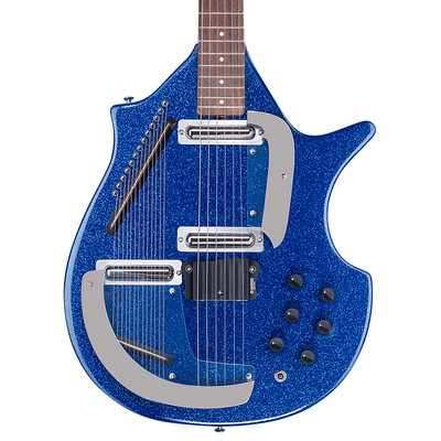 DANELECTRO LARGE SITAR - BLUE METALFLAKE