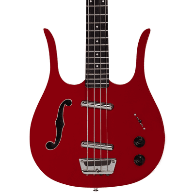 DANELECTRO RED HOT LONGHORN BASS GUITAR-RED