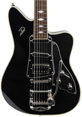 Duesenberg Paloma Black Electric Guitar, with Gigbag