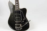 Duesenberg Paloma Black Sparkle, with Gigbag