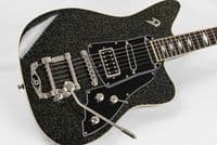 Duesenberg Paloma Black Sparkle, with Gigbag