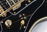 Duesenberg Paloma Custom Black and Gold Guitar, inc Case
