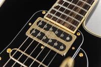 Duesenberg Paloma Custom Black and Gold Guitar, inc Case