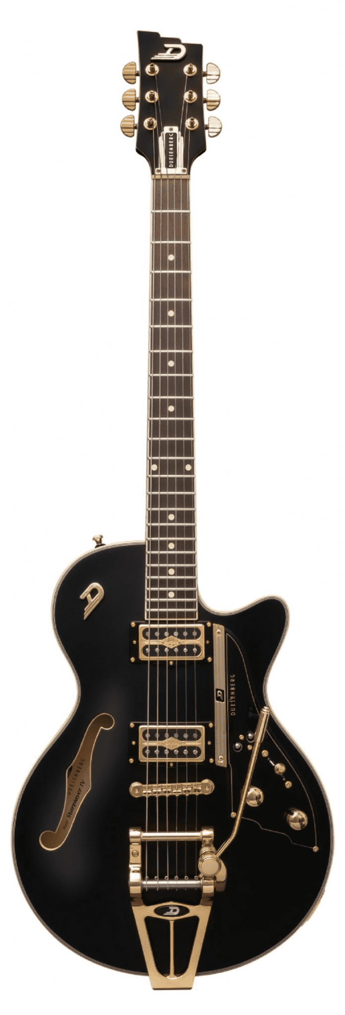 送料込 Dusenberg Starplayer LP Black Duesenberg TV Starplayer Black - Gibson's Music